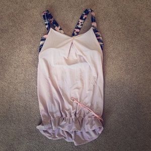 Lululemon pink camo bra tank